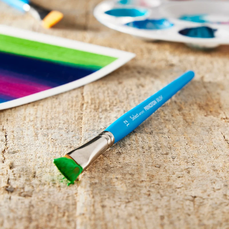 Princeton™ Select™ Artiste Series 3750 Short Handle Chisel Blender Brush