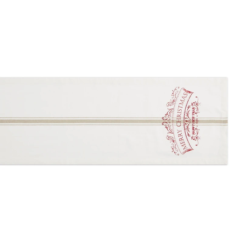 DII® 108" Merry Christmas Printed Table Runner