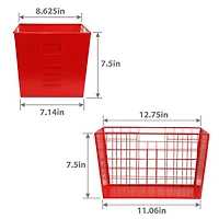 13" Red Wire Multifunctional Basket