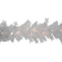 9ft. Warm White LED Artificial Christmas Alaskan Pine Garland
