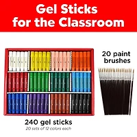 Faber-Castell® 240-Piece Gel Stick School Pack