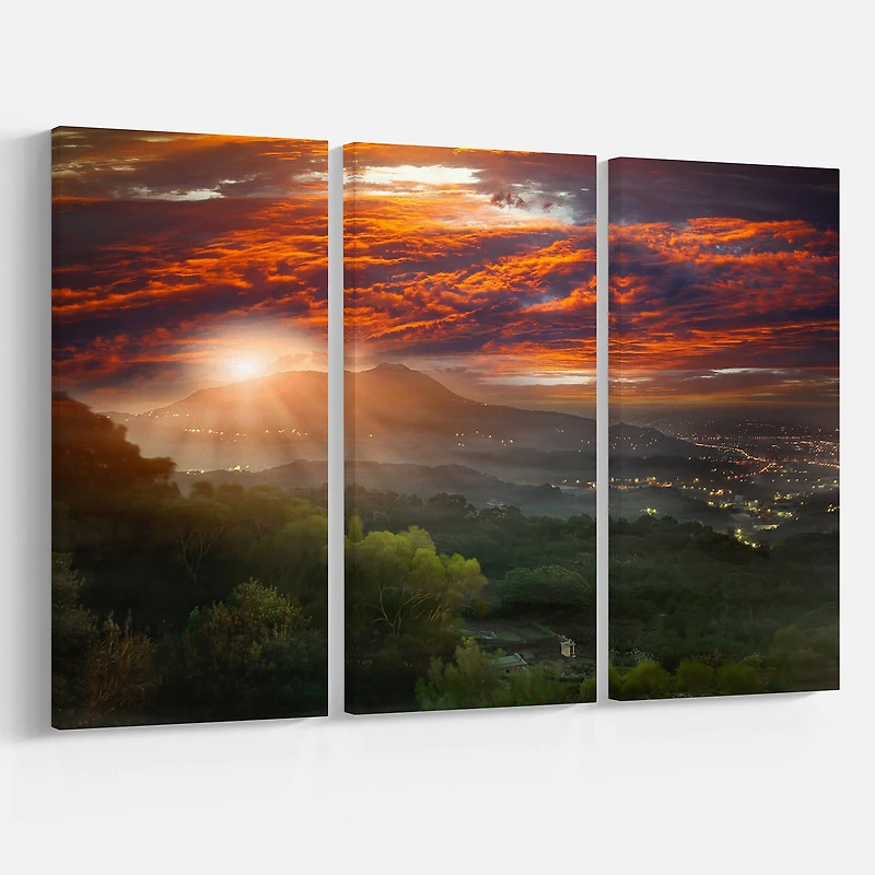 Designart - Guanyin Mountain Sunrise Taipei