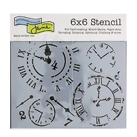 The Crafter's Workshop Time Travel Stencil, 6" x 6"