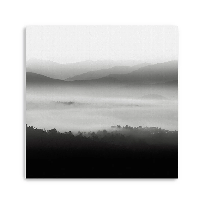 Lumaprints Still Morning Smoky Mountains Canvas Wall Art