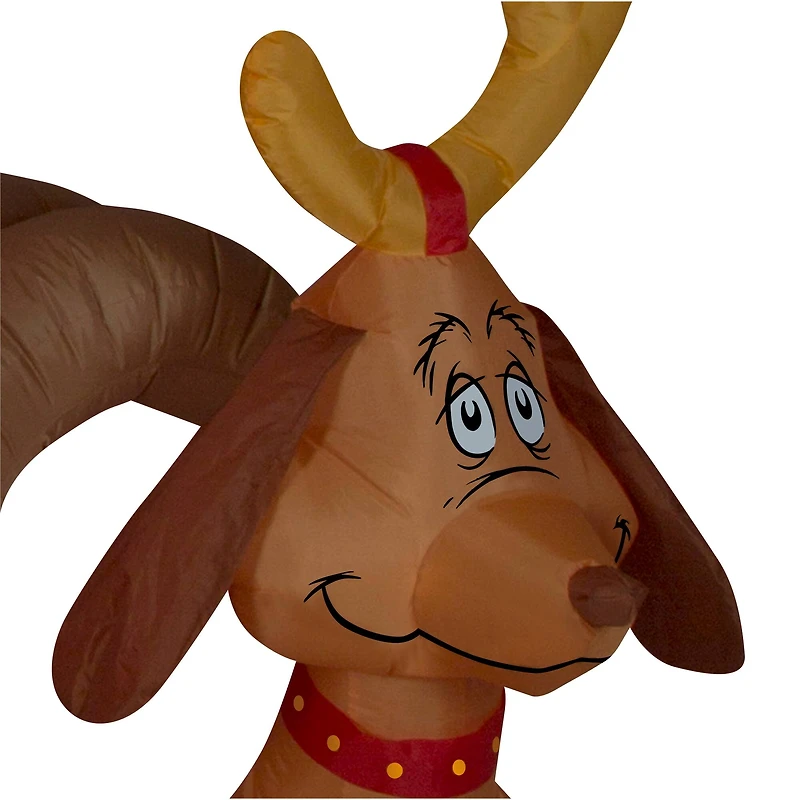 12ft. Airblown® Inflatable Grinch & Max in Sleigh Colossal Scene