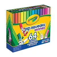 Crayola® Washable Pip-Squeaks Skinnies Markers, 64ct.