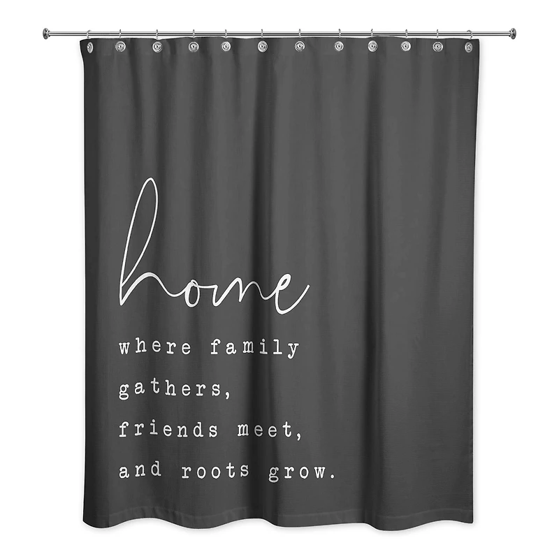 Home Where Family Gathers 71" x 74" Shower Curtain