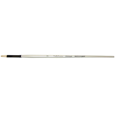 Simply Simmons Long Handle Bristle Filbert Brush, Size 2