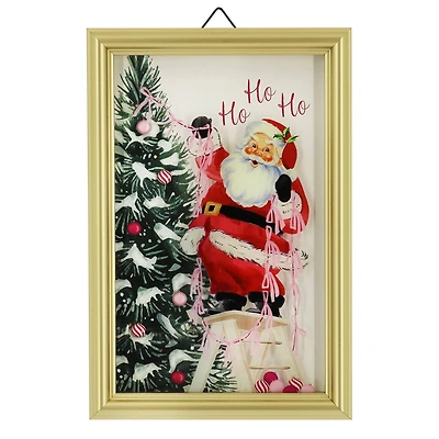 Santa Decorating Tree Wall Décor by Ashland®
