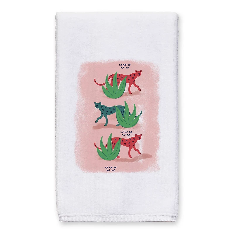 Tropical Cheetahs Hand Towel Set