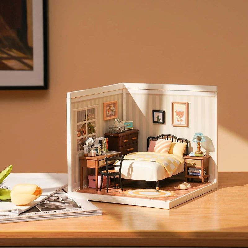 Rolife® Super Creator Sweet Dream Bedroom DIY Miniature Kit