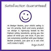 Badger Basket August Collection Tall Espresso Four Basket Storage Unit