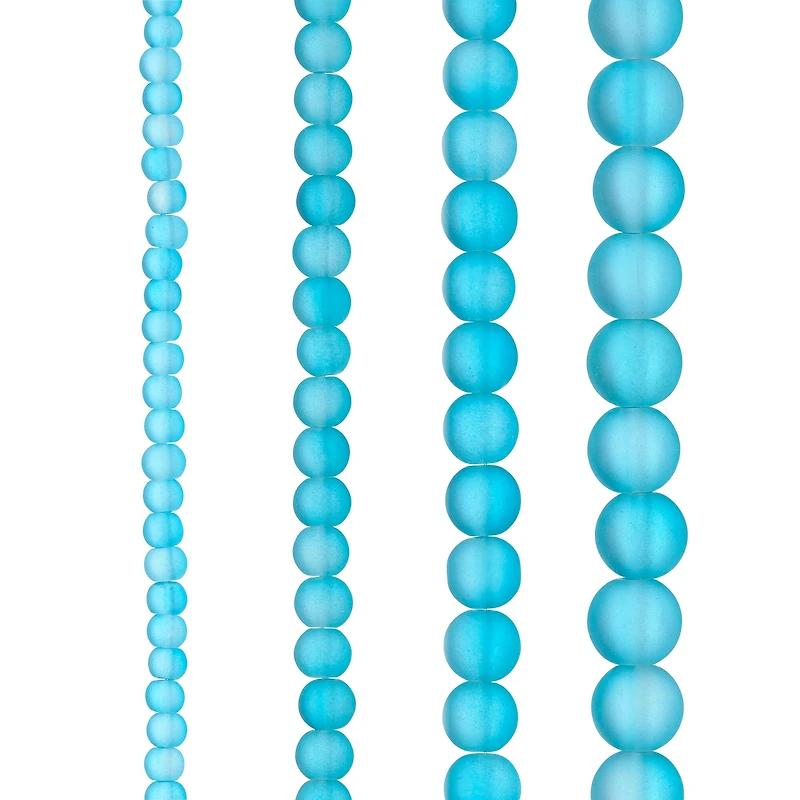 Matte Glass Round Beads by Bead Landing