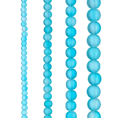 Matte Glass Round Beads by Bead Landing