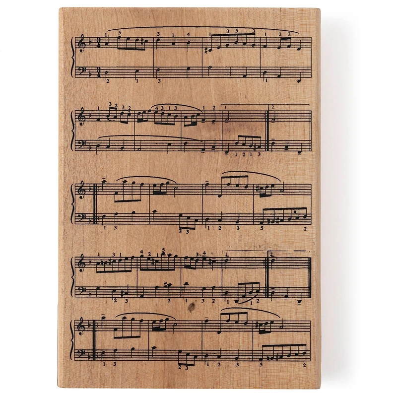 Sheet Music Wood Stamp by Recollections™