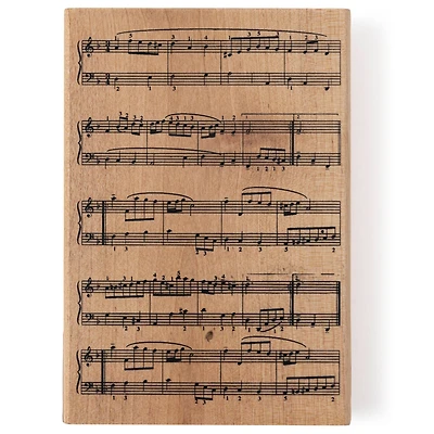 Sheet Music Wood Stamp by Recollections™