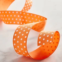 1.5" x 3yd. Sheer Wired Polka Dot Ribbon by Celebrate It