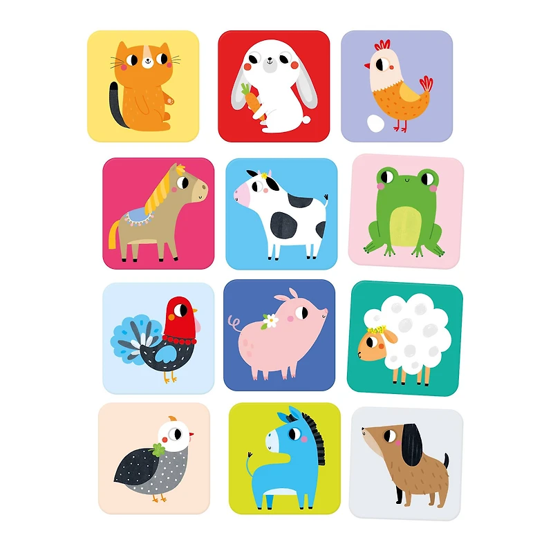 Banana panda suuuper size farm animals memory game