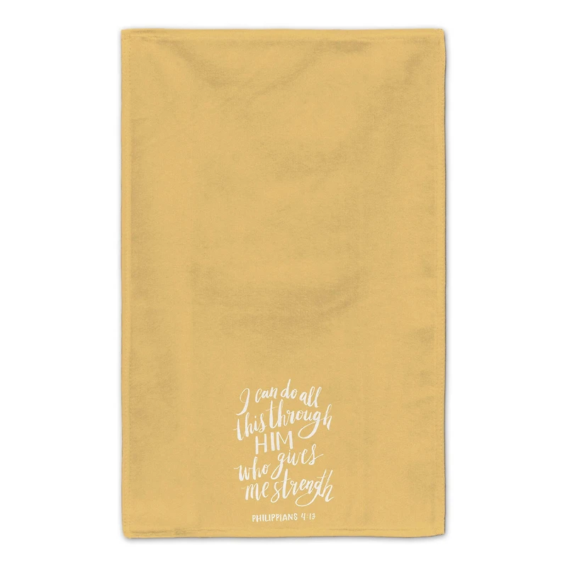 All Things Through Him Tea Towel Set