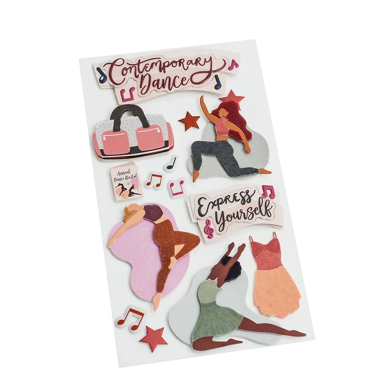 Contemporary Dance Dimensional Stickers by Recollections™