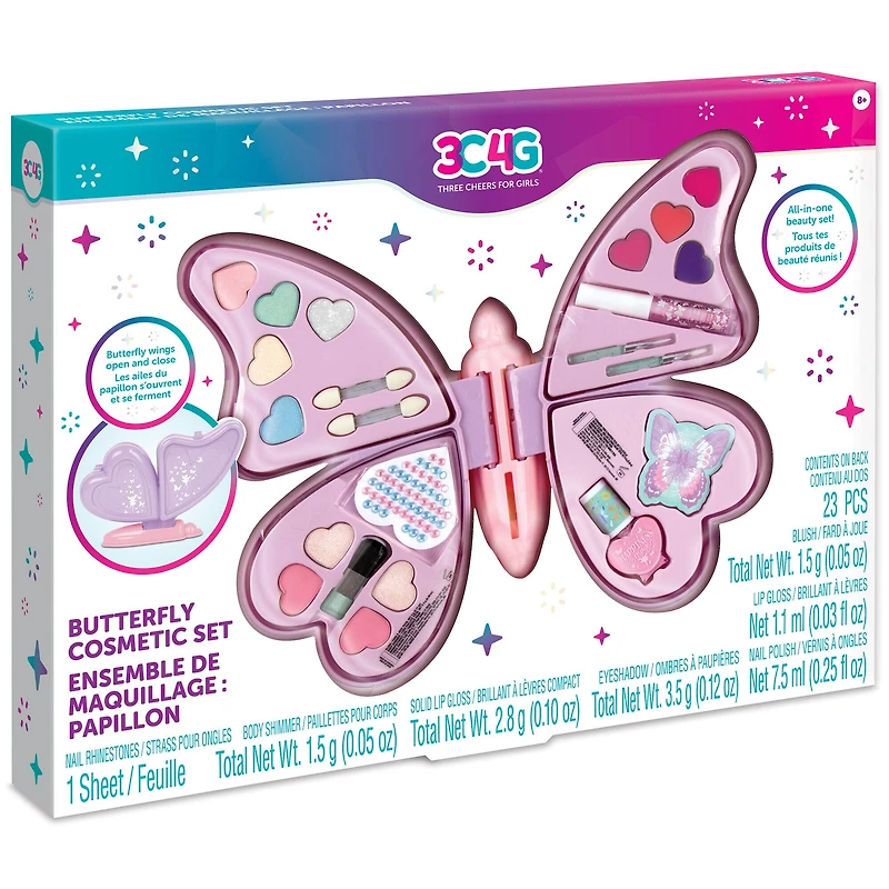 Make It Real™ 3C4G® Butterfly Cosmetic Set