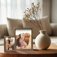 Expressions™ Brown Linear Wood Frame by Studio Décor