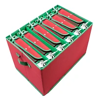 Honey Can Do Red Holiday Light Storage Box