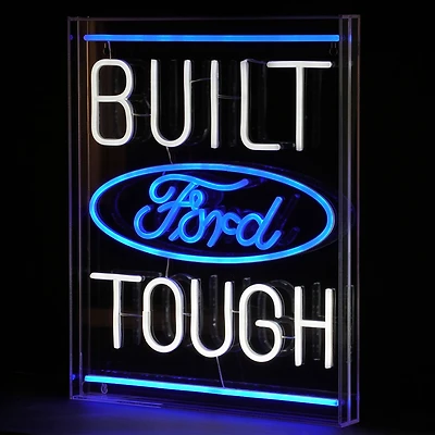 American Art Décor™ 20" Licensed Ford Built Tough Acrylic LED Wall Décor Sign