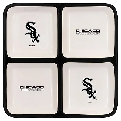 The Memory Company MLB 4 Section Square Ceramic Tray