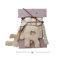 Hello Honey® 6ft. Natural Felt Happy Birthday Banner