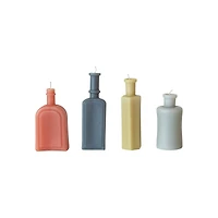 Hello Honey® Multicolor Unscented Bottle-Shaped Candle Set