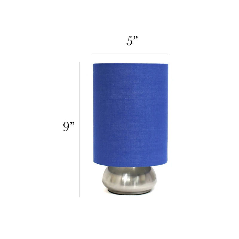 Simple Designs™ 2-Pack Mini Touch Lamps with Shades