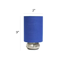 Simple Designs™ 2-Pack Mini Touch Lamps with Shades