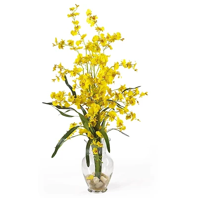 2.5ft. Yellow Dancing Lady Arrangement in Vase