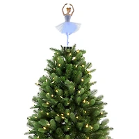 12.5" Animated Fiber-Optic Ballerina Tree Topper