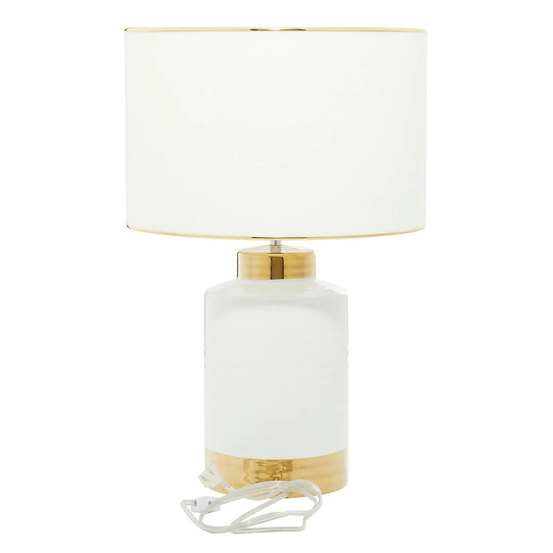CosmoLiving by Cosmopolitan 23" Gold Ceramic Table Lamp