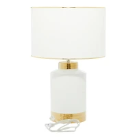 CosmoLiving by Cosmopolitan 23" Gold Ceramic Table Lamp