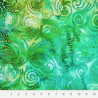 12 Pack: Batik Printed Fabric Bundle by Loops & Threads™