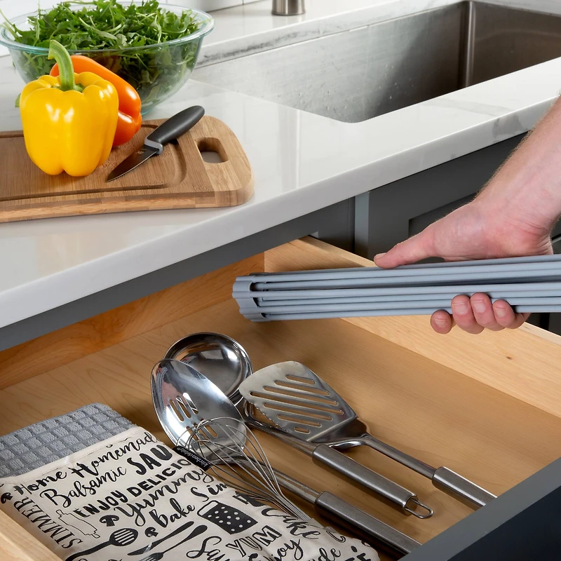 Kitchen Details Roll Up Over the Sink Drying Rack