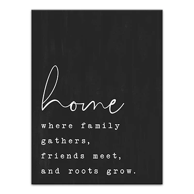Home Where Family Gathers 30" x 40" Canvas Wall Art
