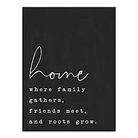 Home Where Family Gathers 30" x 40" Canvas Wall Art