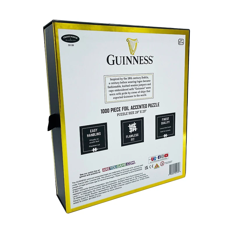 Guinness Foil Accented Puzzle - Retro: 1000 Pcs