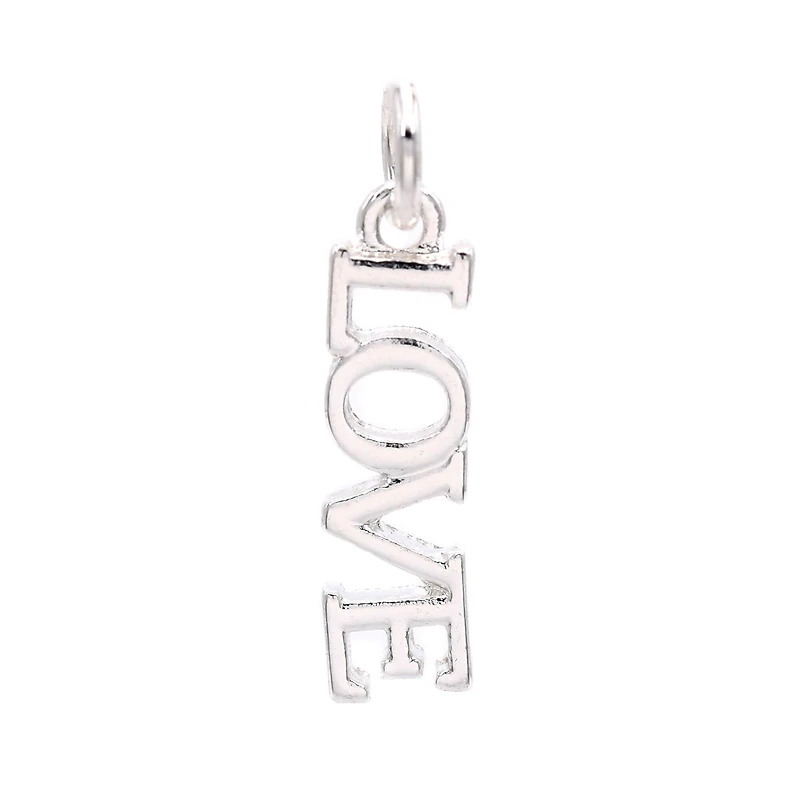 Silver Plated Love Charm by Bead Landing™