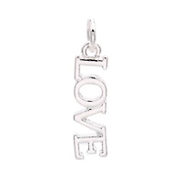 Silver Plated Love Charm by Bead Landing™