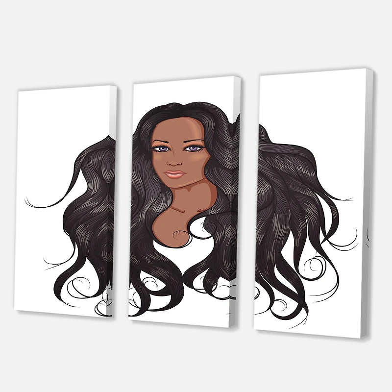 Designart - Portrait Of African American Woman XV