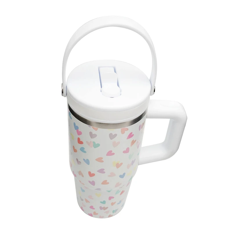 20oz. Hearts Stainless Steel Insulated Tumbler by Ashland®