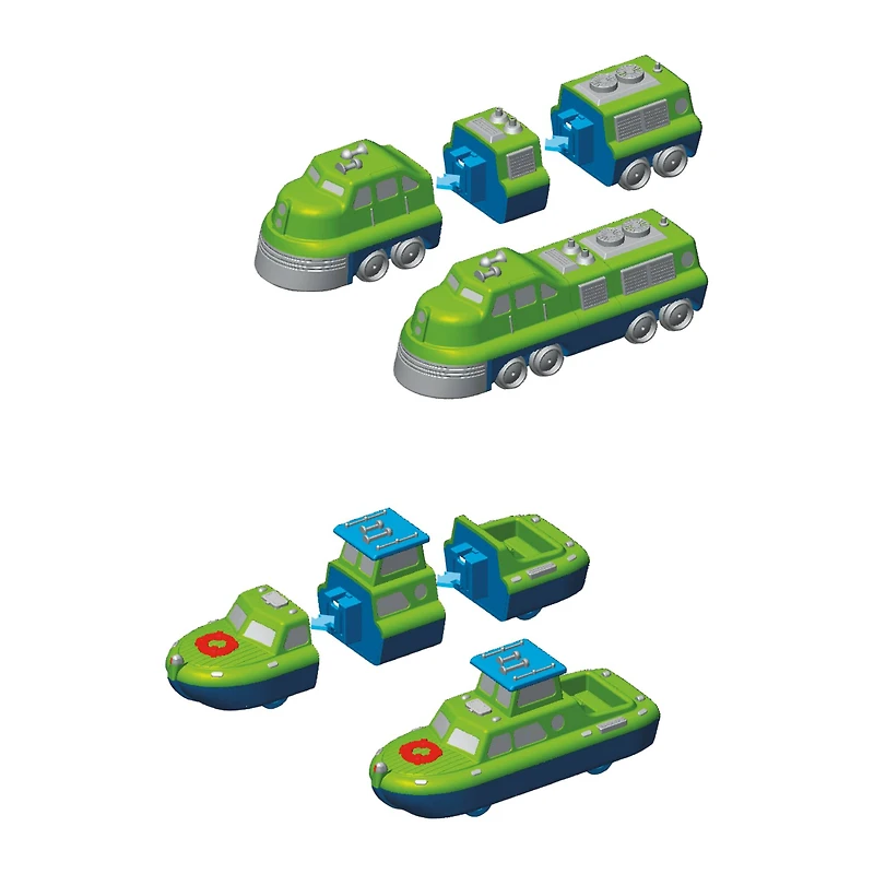 Magnetic Mix or Match Vehicles Set No.1