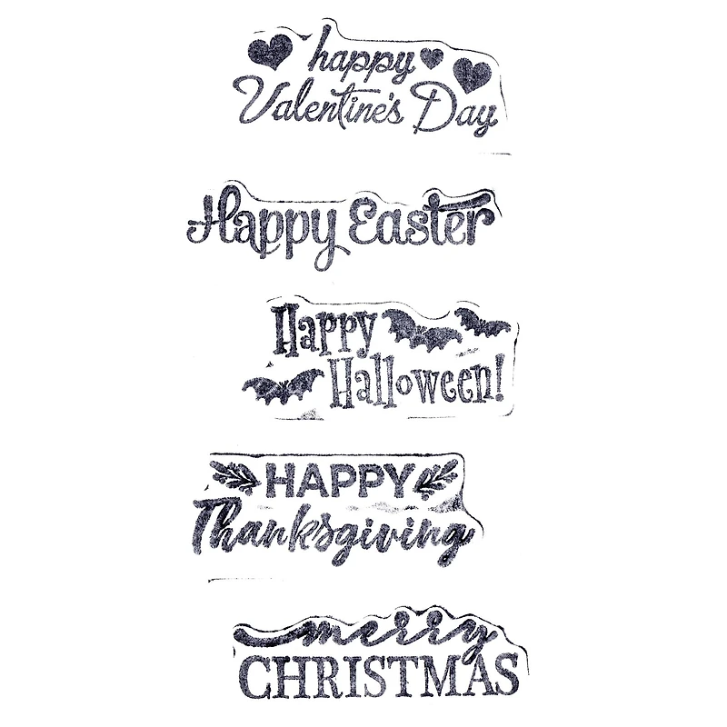 Holidays Wood Stamp Set by Recollections™