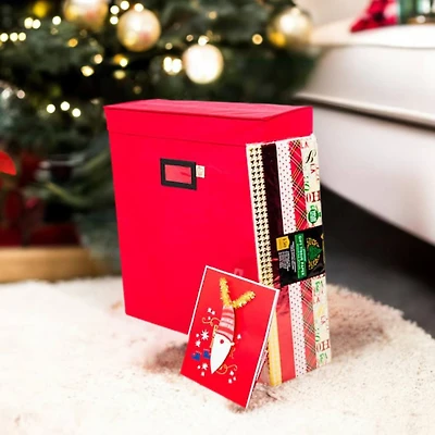 Santa's Bag Gift Bag Organizer & Tissue Paper Storage Box