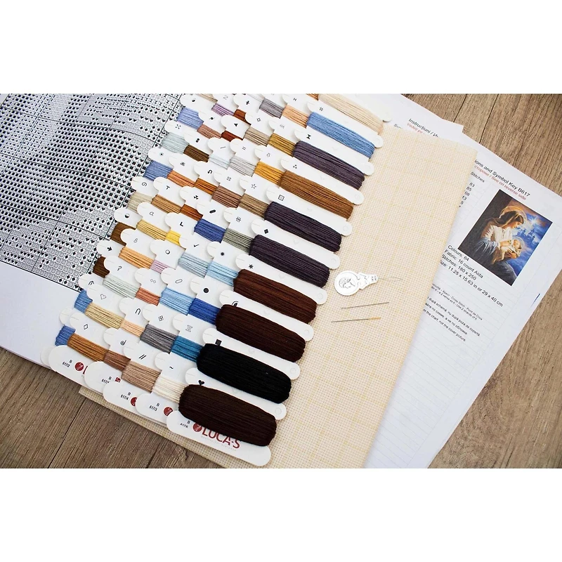 Luca-S Saint Mary and The Child Counted Cross Stitch Kit